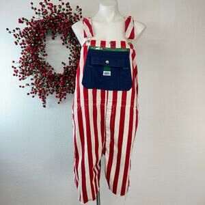Liberty Red and White Striped Cargo Shorts